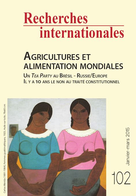 Recherches internationales - num&eacute;ro 102